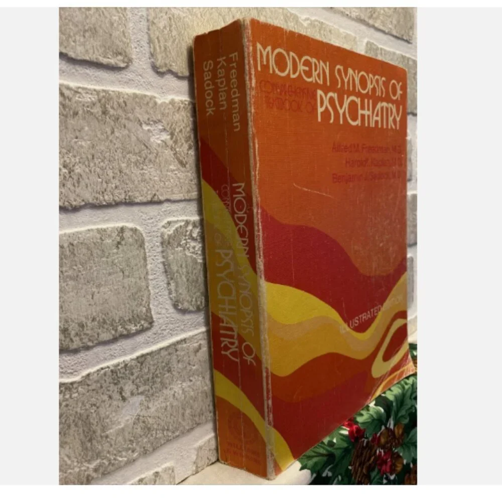 Vintage 1976 Modern Synopsis of Psychiatry Textbook Freedman Kaplan Paperback